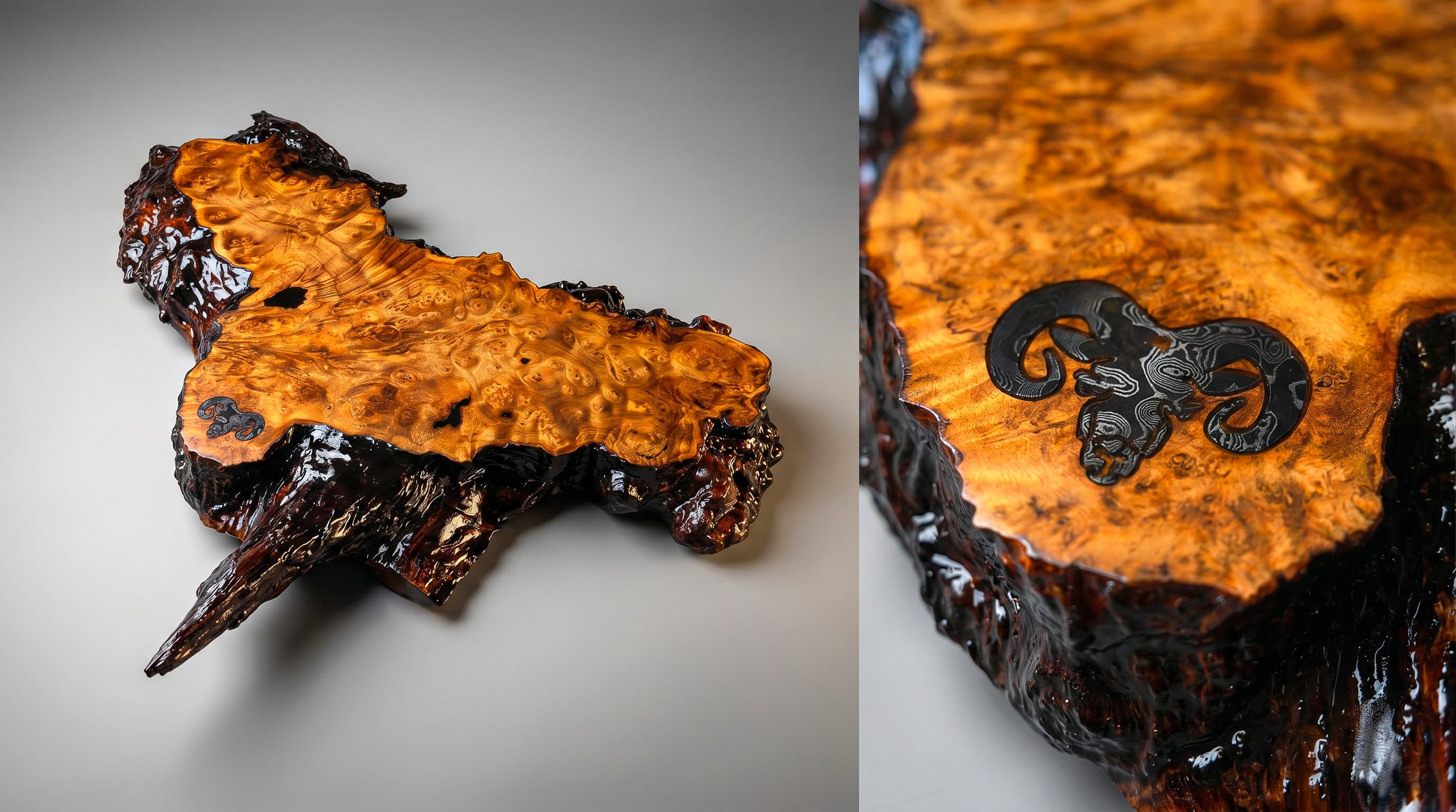 Suporte de facas BecoWood em madeira